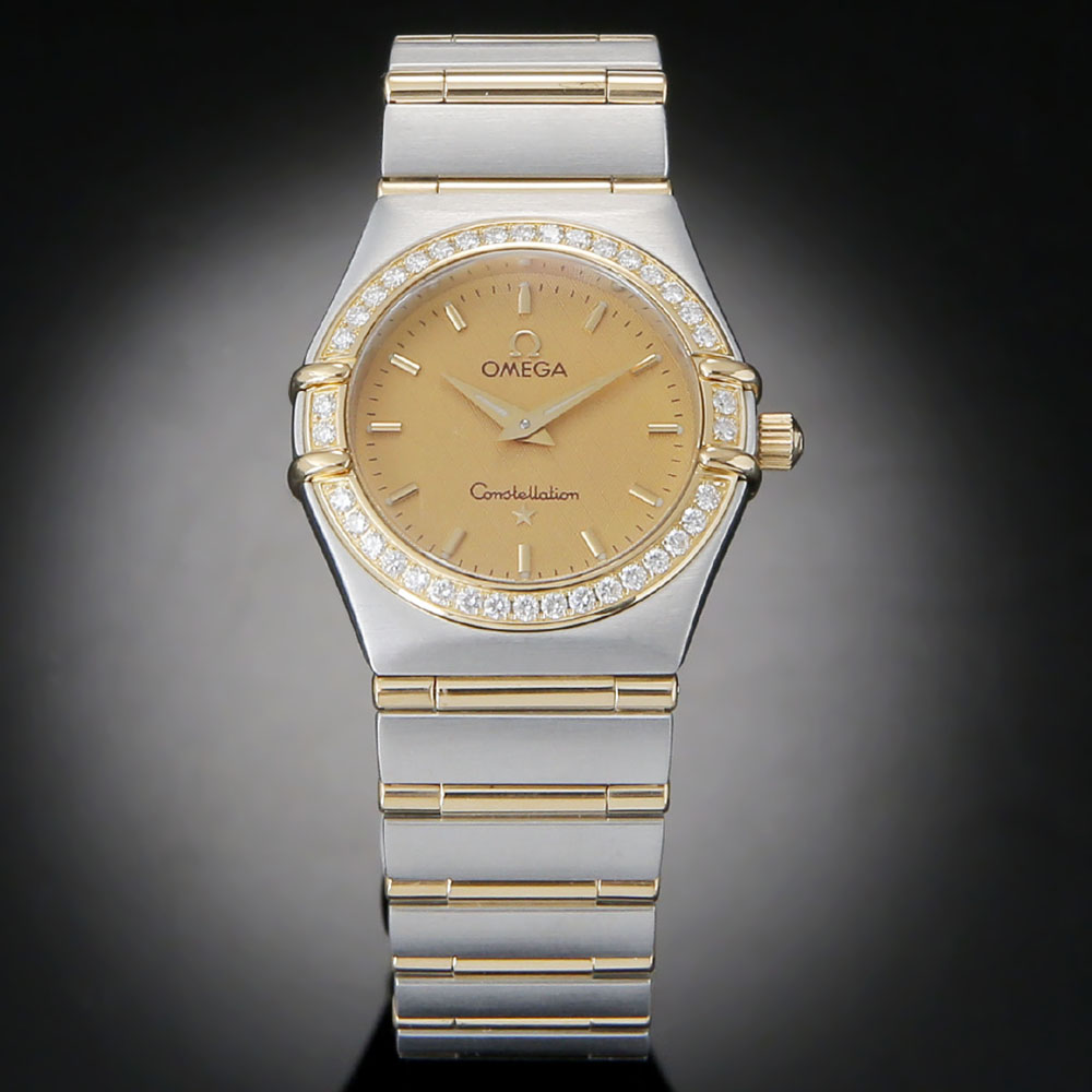 오메가 컨스틸레이션 콤비 풀바 다이아베젤