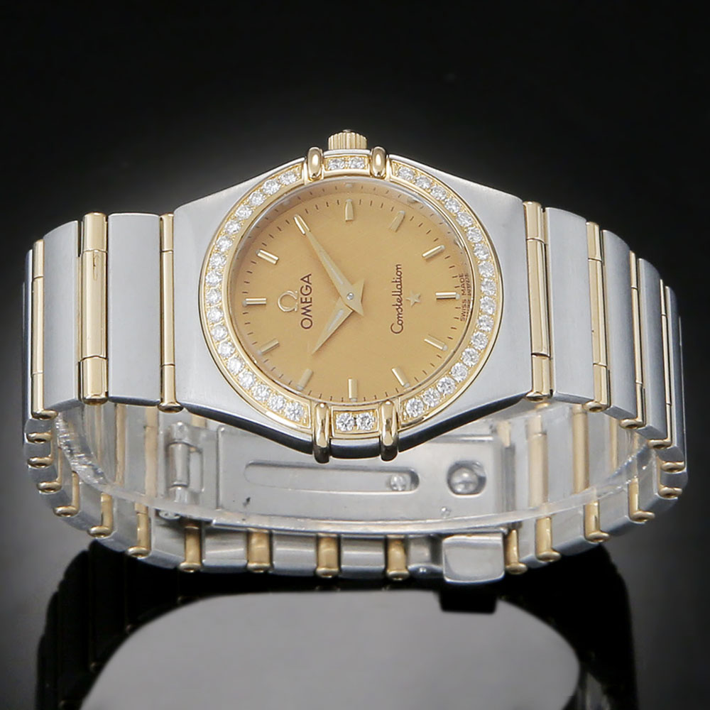 오메가 컨스틸레이션 콤비 풀바 다이아베젤 상세 이미지