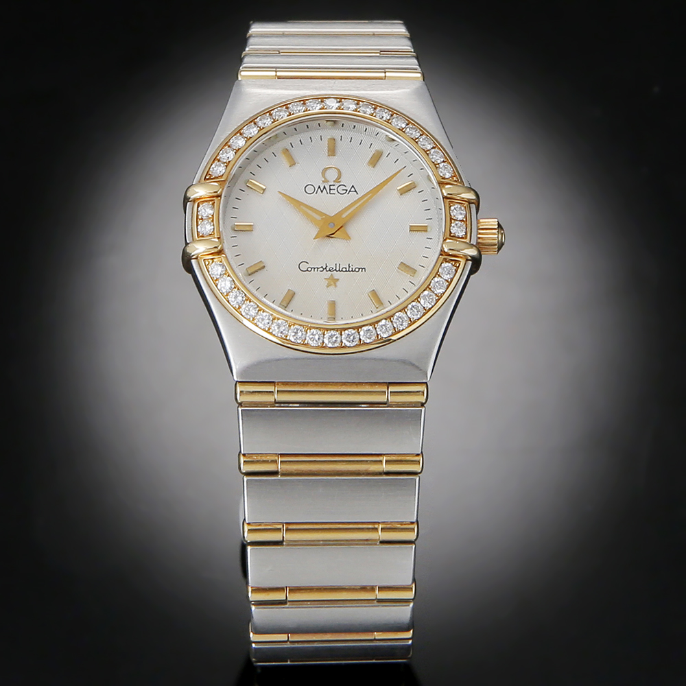 오메가 컨스틸레이션 콤비 풀바 다이아베젤 상세 이미지