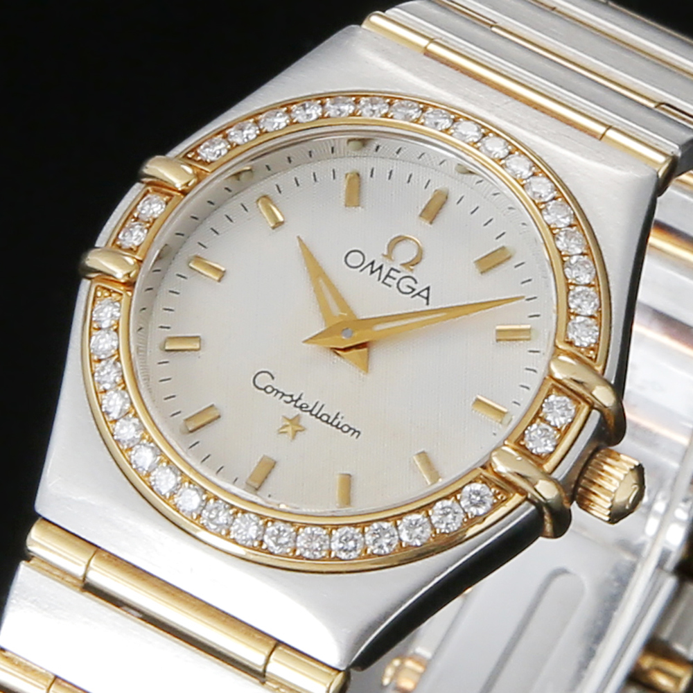 오메가 컨스틸레이션 콤비 풀바 다이아베젤 상세 이미지