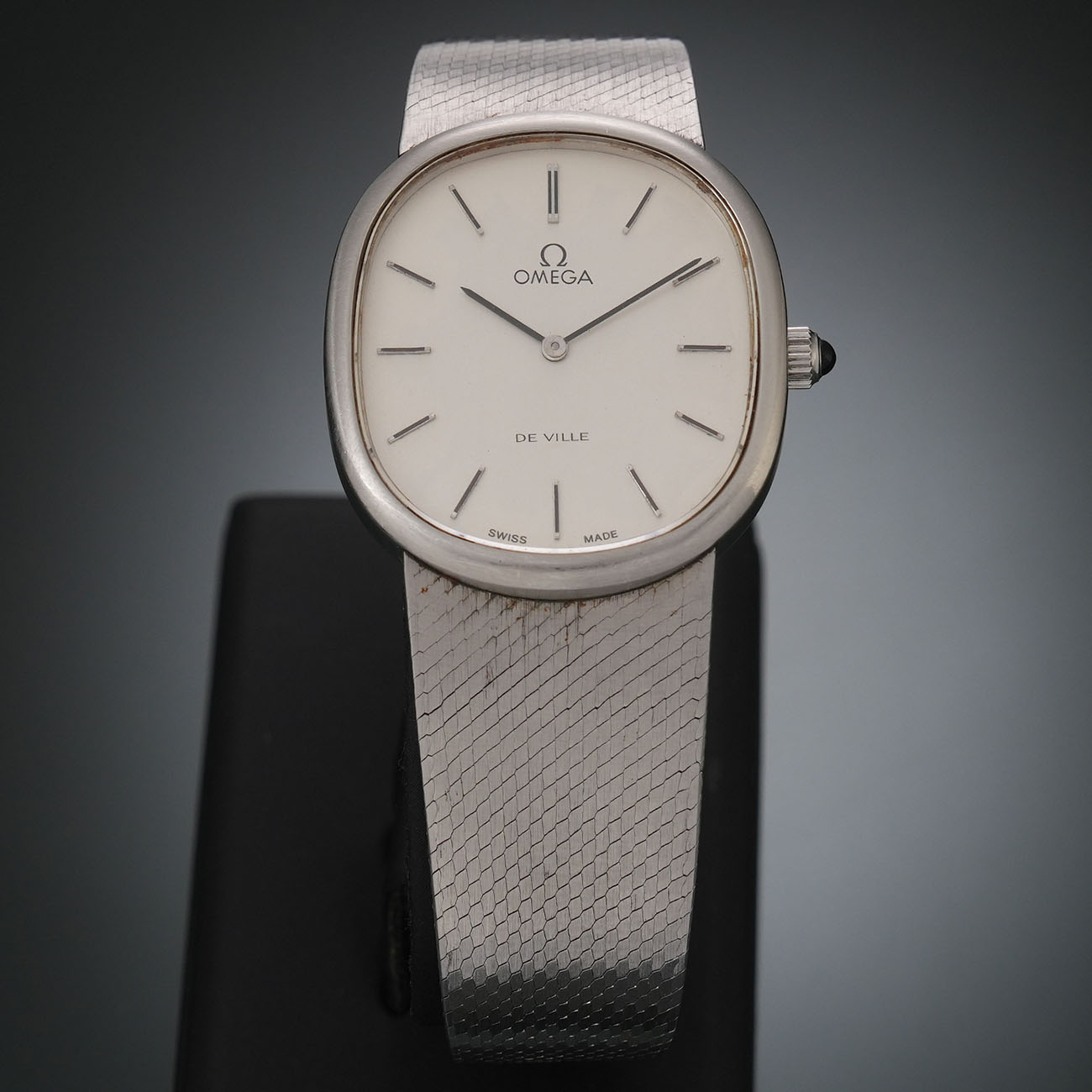 오메가 드빌 프레스티지 남성 수동워치 상세 이미지