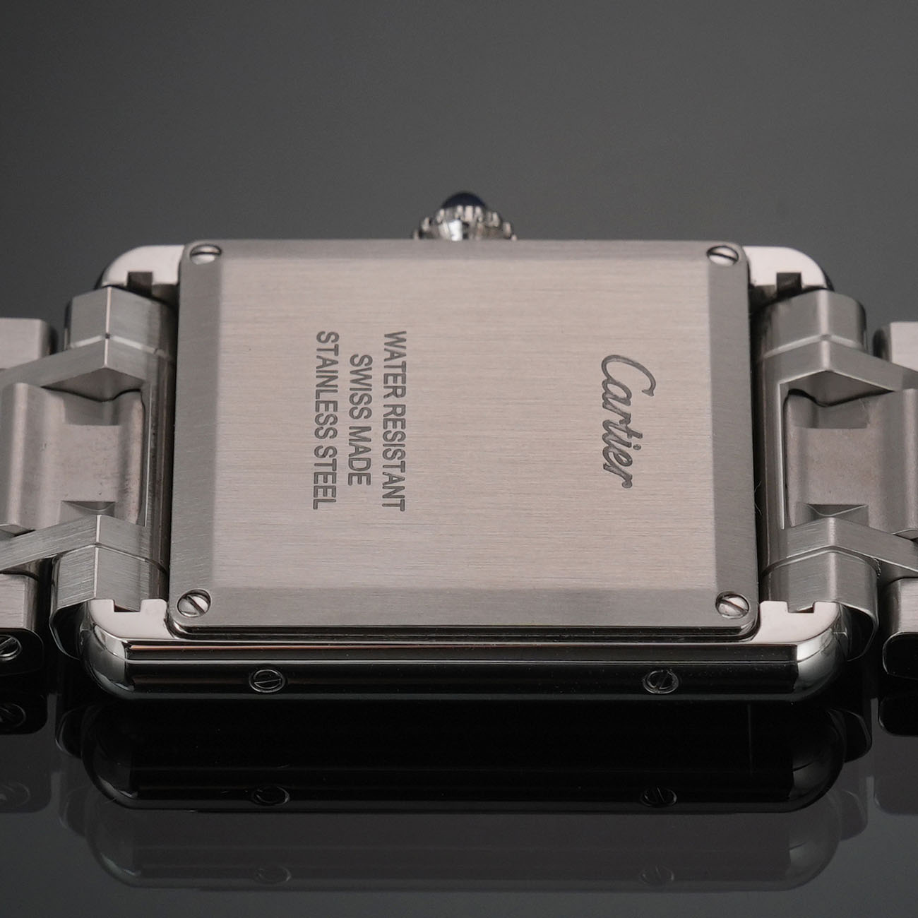 까르띠에 탱크 머스트 라지 스틸 상세 이미지