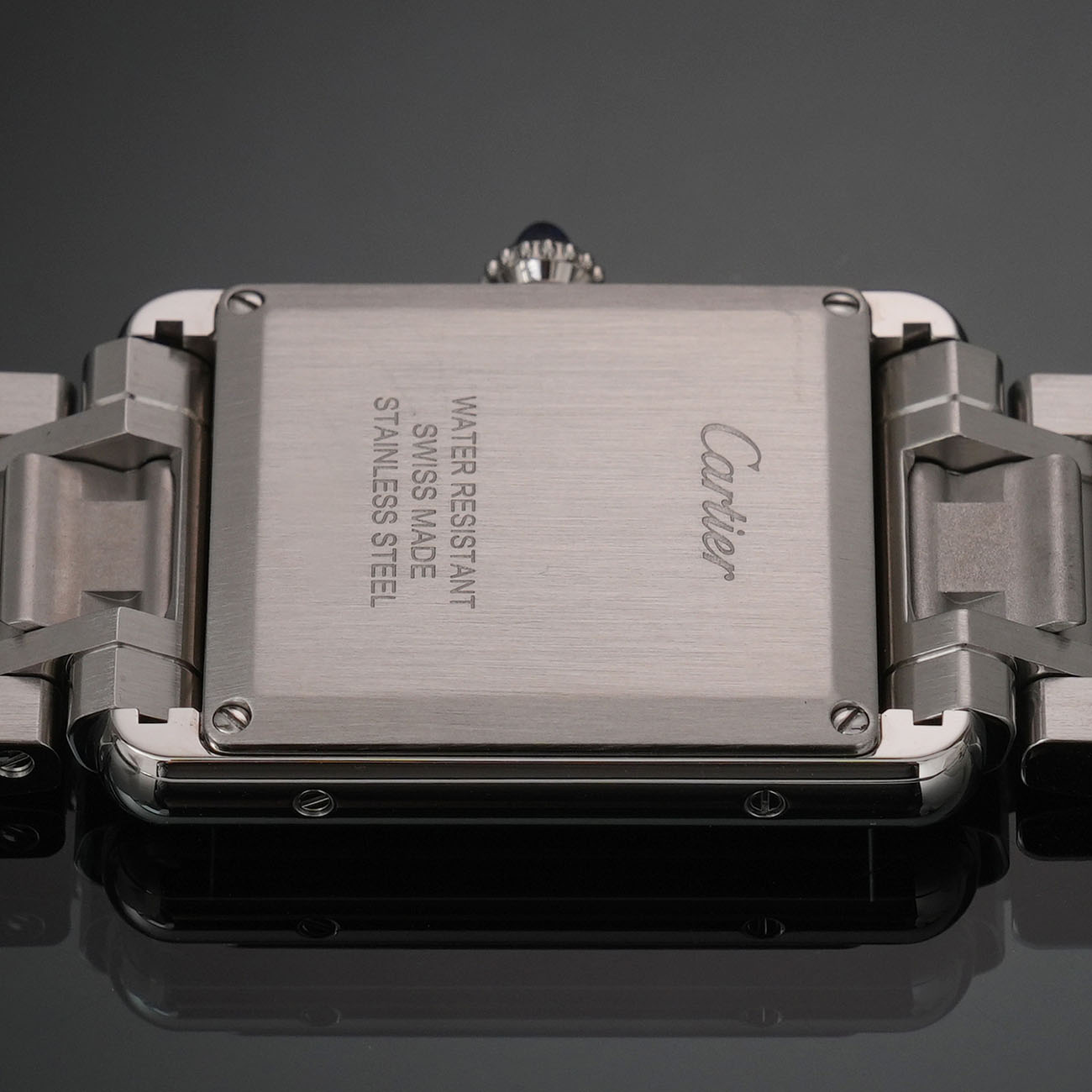 까르띠에 탱크 머스트 라지 스틸 상세 이미지