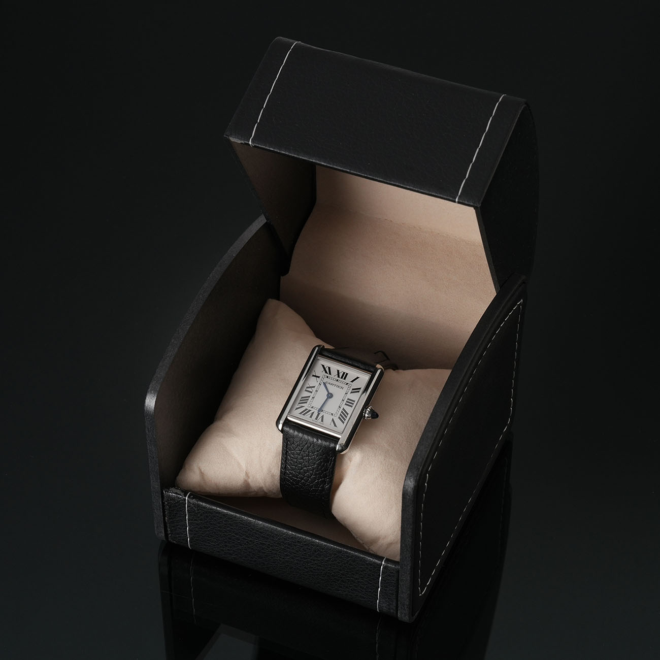 까르띠에 탱크 머스트 라지 워치